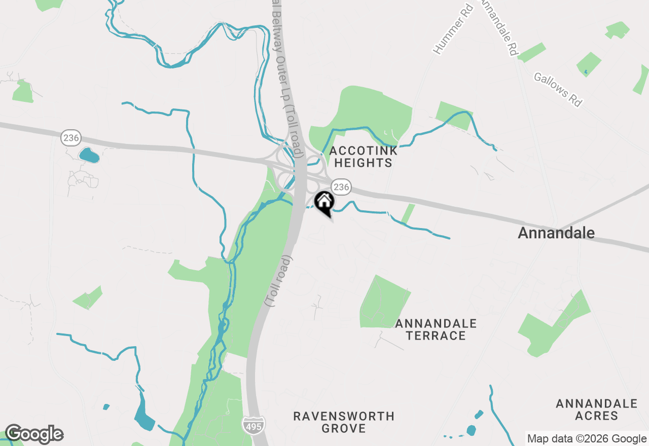 Map of 4319 Americana Drive #204, Annandale, VA 22003