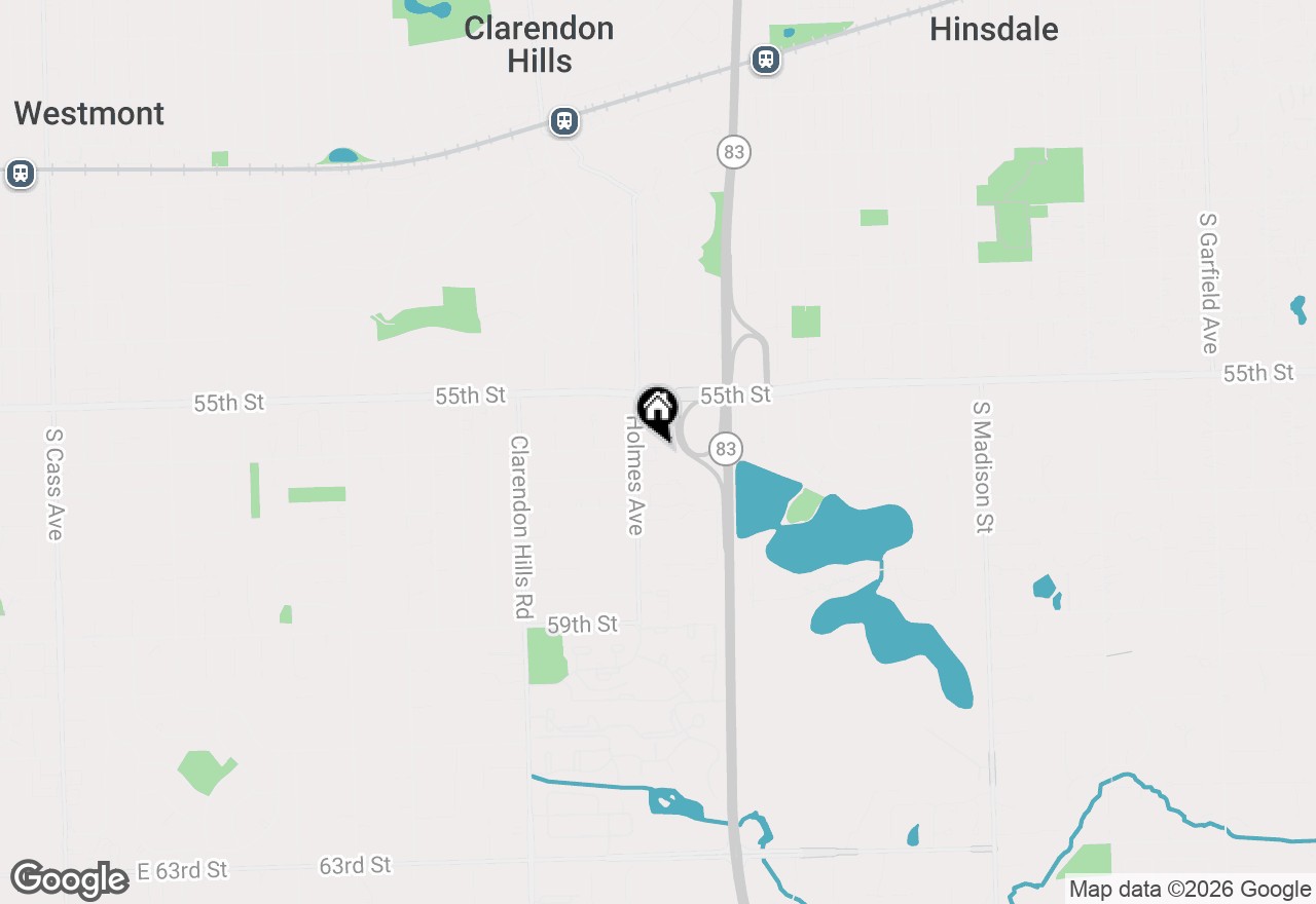 Map of 417 Clarendon Ct. #417, Clarendon Hills, IL 60514