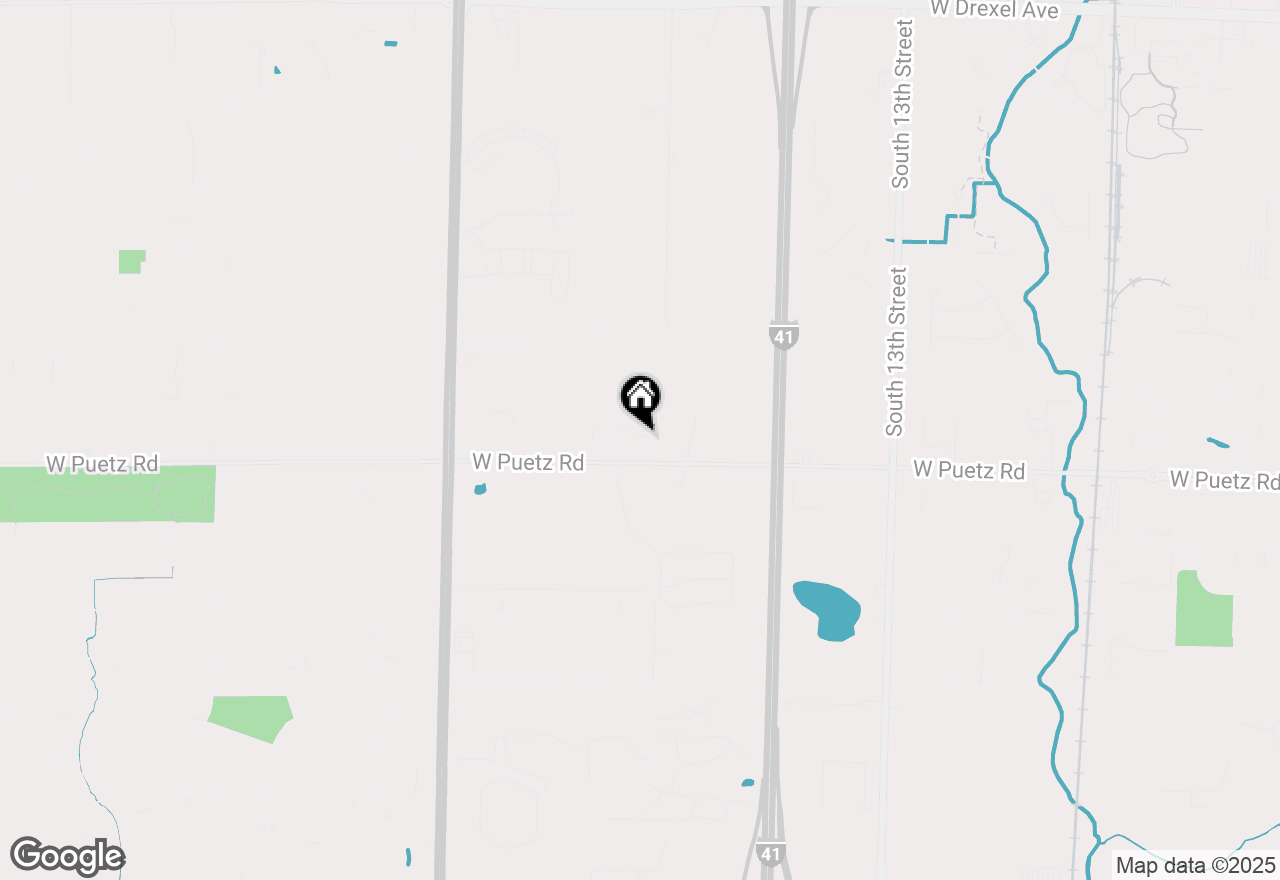 Map of 2010 W Vista Bella Dr, Oak Creek, WI 53154