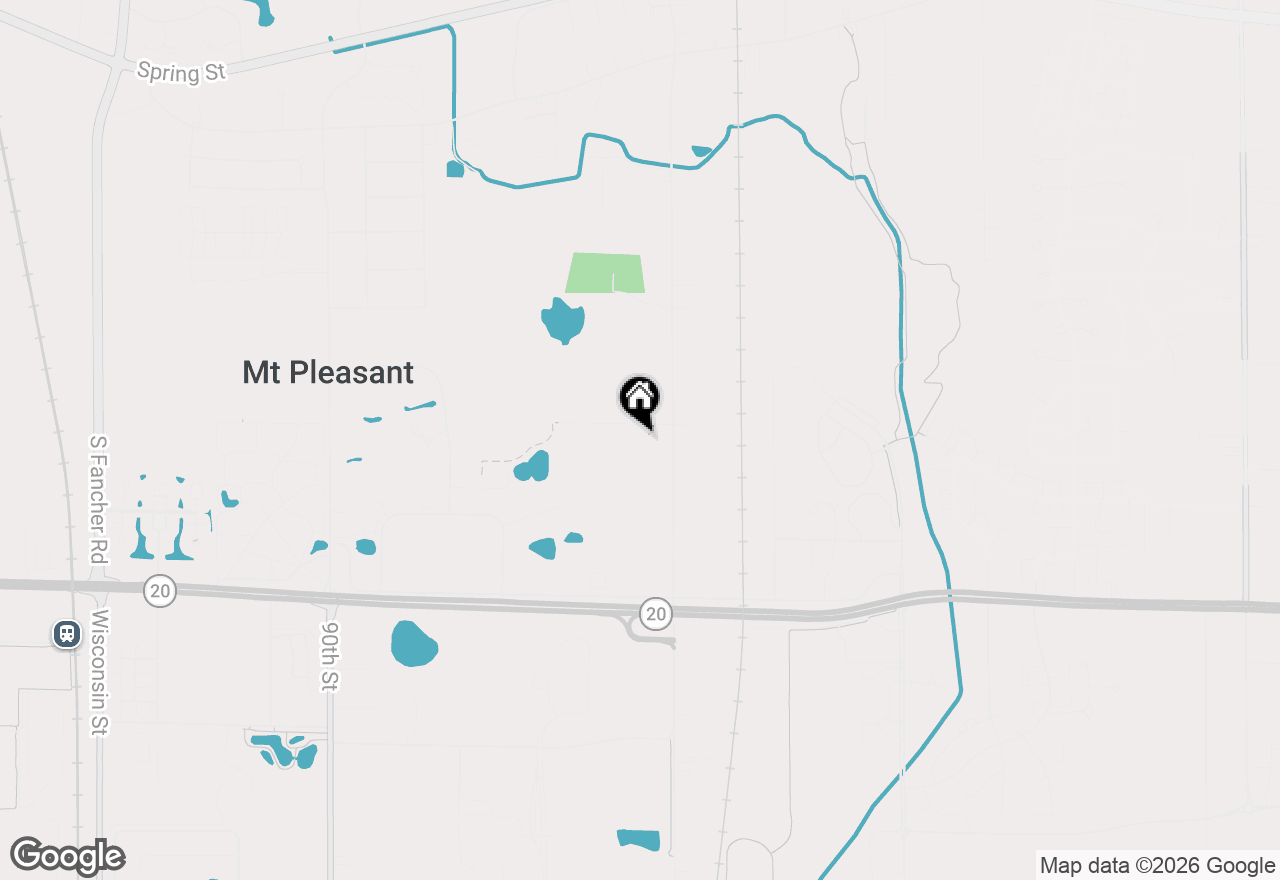 Map of 8037 Slater Ave, Mount Pleasant, WI 53406