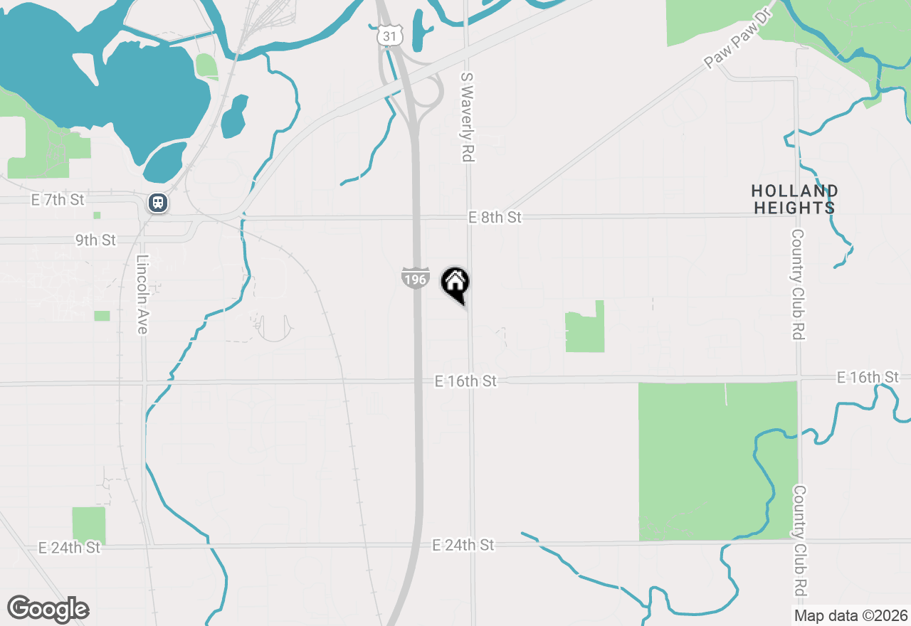 Map of 671 E 13th Street, Holland, MI 49423