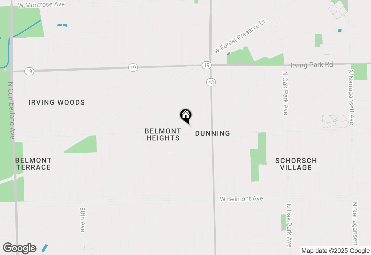 Map of 3620 N Odell Avenue, Chicago, IL 60634