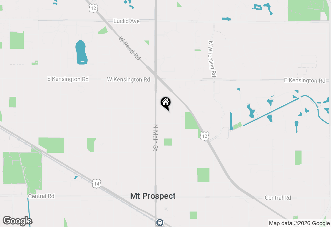 Map of 517 N Emerson Street, Mount Prospect, IL 60056