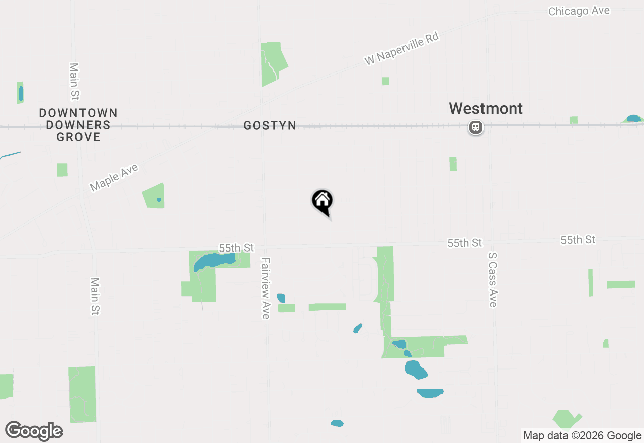 Map of 211 7th Street, Downers Grove, IL 60515