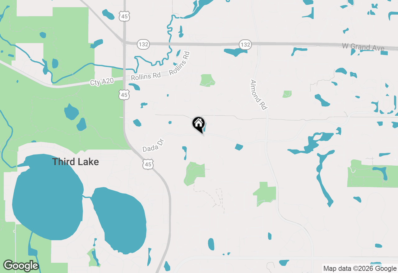 Map of 1158 Vista Drive, Gurnee, IL 60031