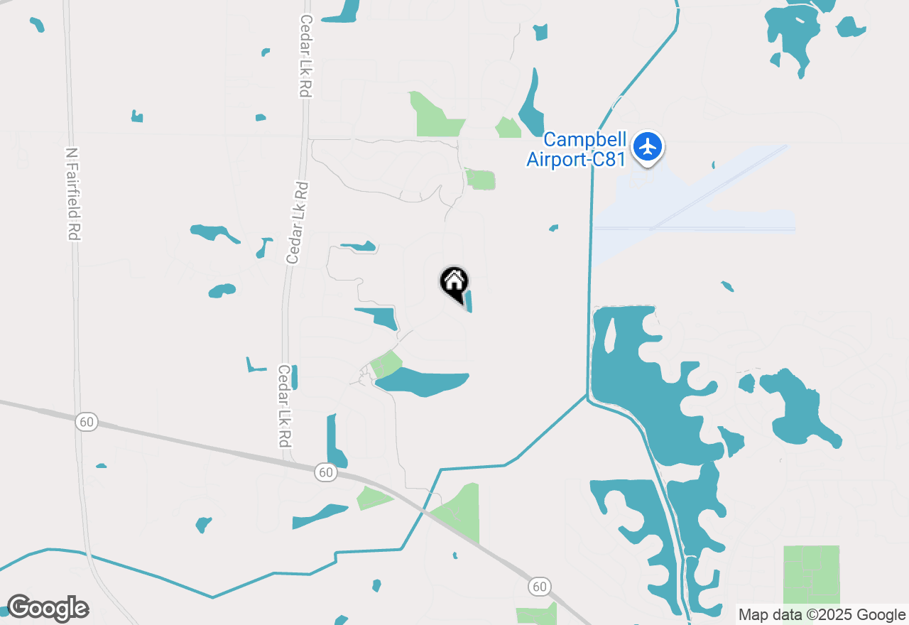 Map of 1519 S Elizabeth Lane, Round Lake, IL 60073