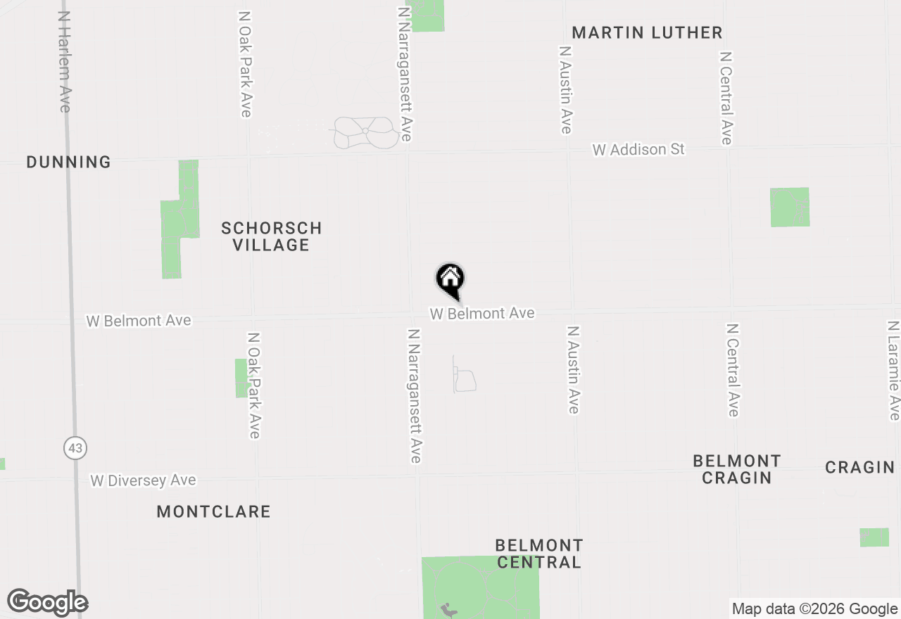 Map of 6300 W Belmont Avenue, Chicago, IL 60634