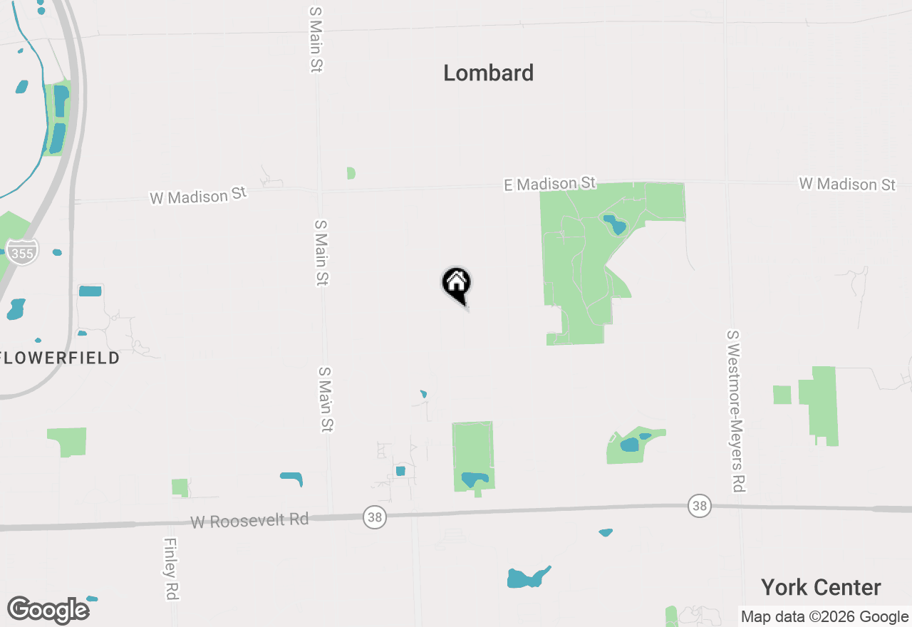 Map of 323 E Taylor Road, Lombard, IL 60148