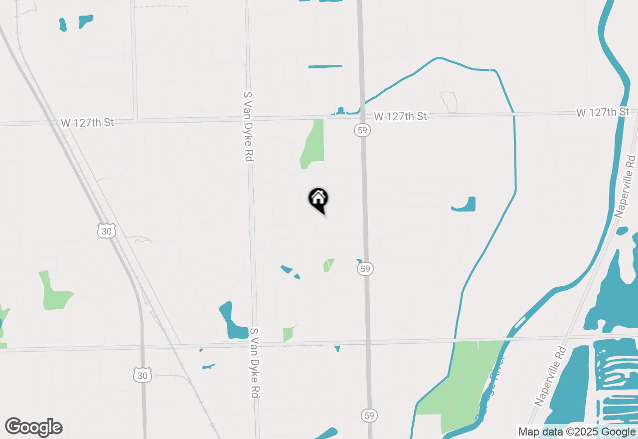 Map of 24164 Norfolk Lane, Plainfield, IL 60585