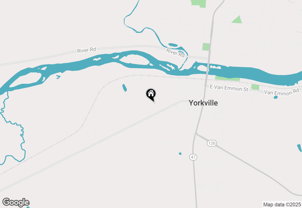 Map of 666 White Oak Way, Yorkville, IL 60560