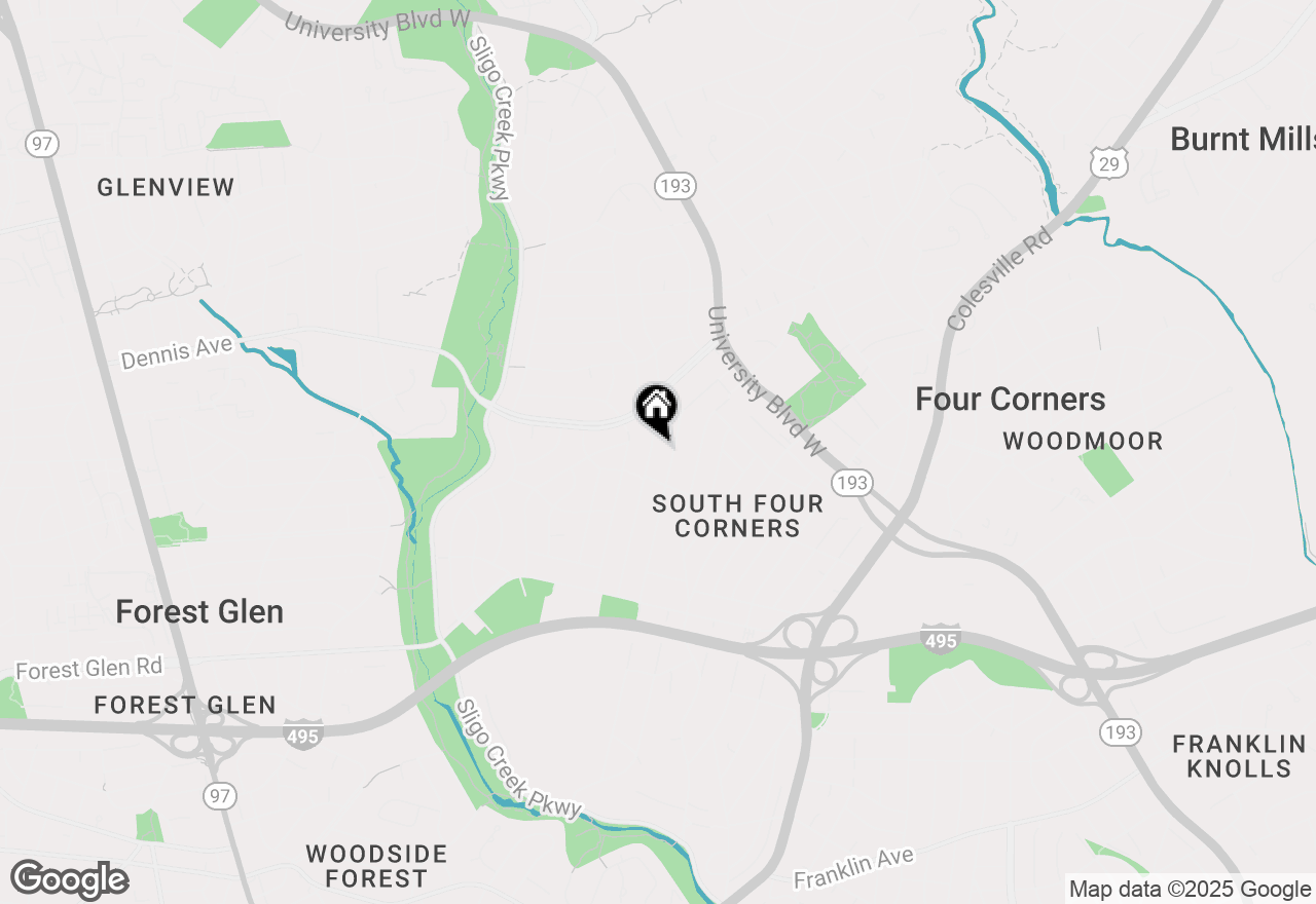 Map of 10109 Renfrew Road, Silver Spring, MD 20901