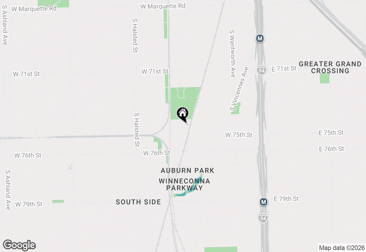 Map of 7418 S Normal Avenue, Chicago, IL 60621