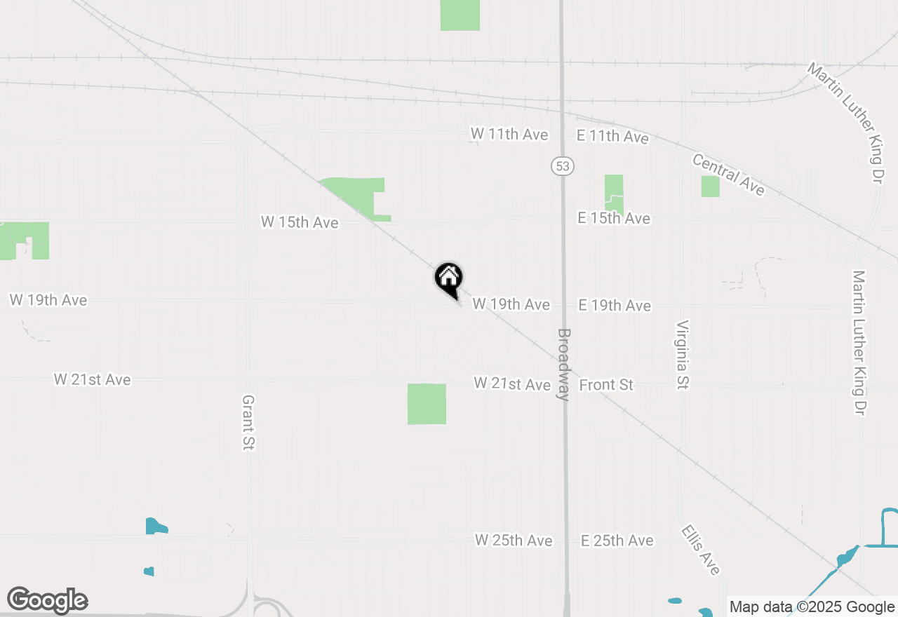 Map of 553 W 19th Avenue, Gary, IN 46407