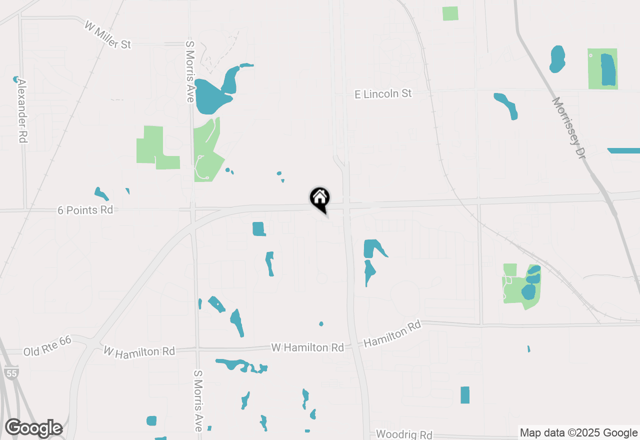 Map of 109 Urban Street #19, Bloomington, IL 61704