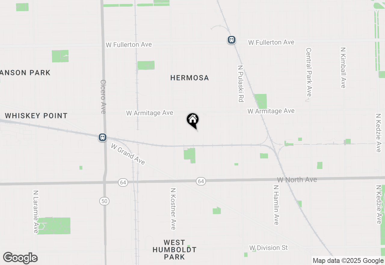 Map of 1847 N Kildare Avenue, Chicago, IL 60639