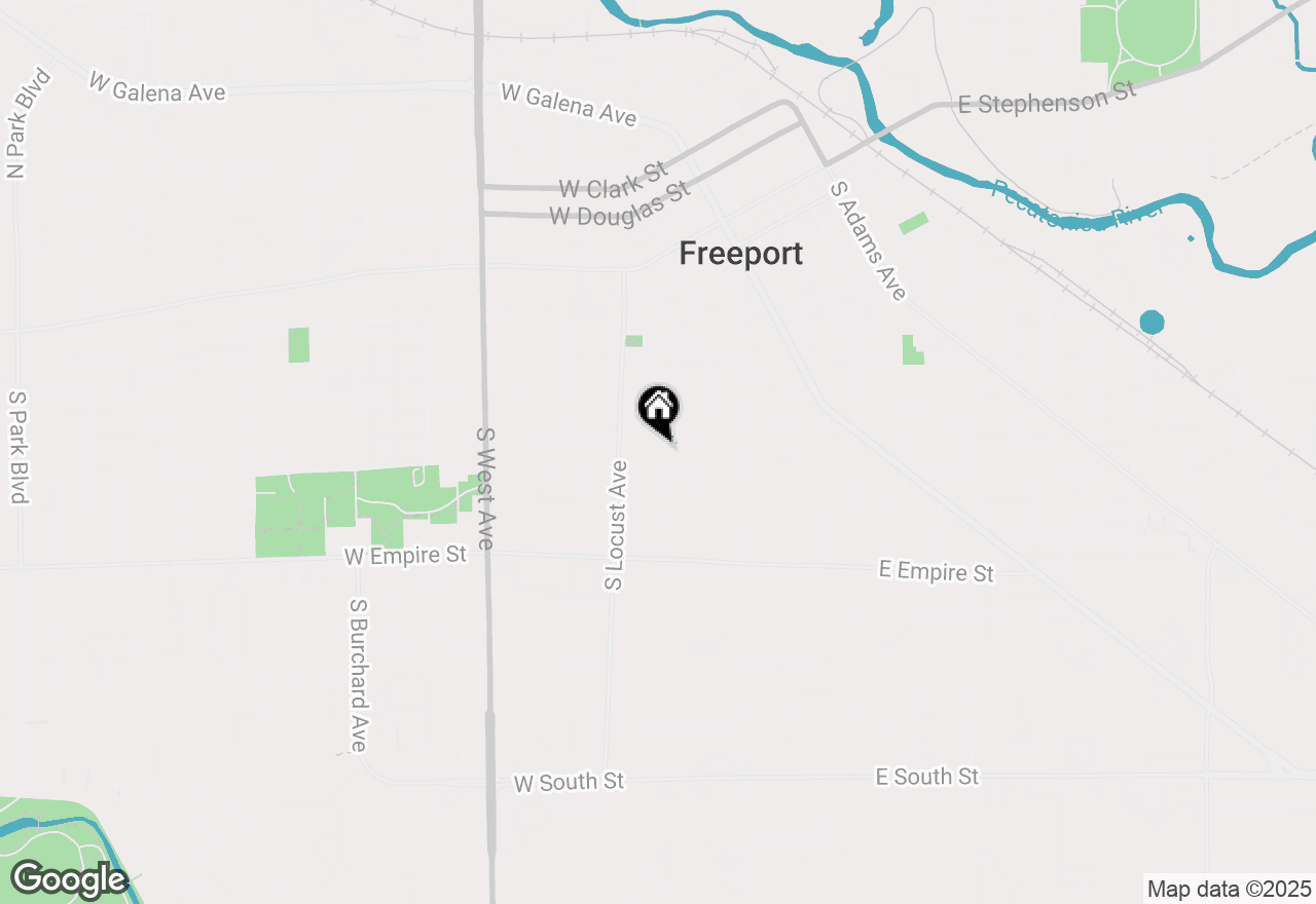 Map of 509 W Chestnut Street, Freeport, IL 61032