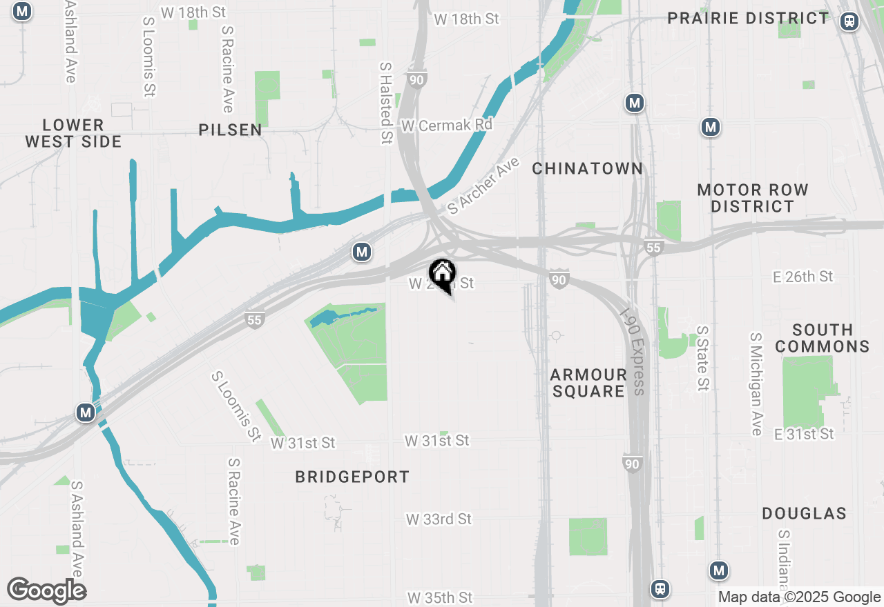 Map of 2630 S Lowe Avenue #2R, Chicago, IL 60616