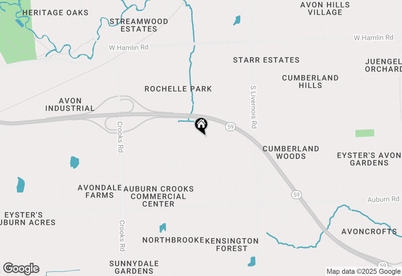 Map of 2607 Dearborn Avenue, Rochester Hills, MI 48309
