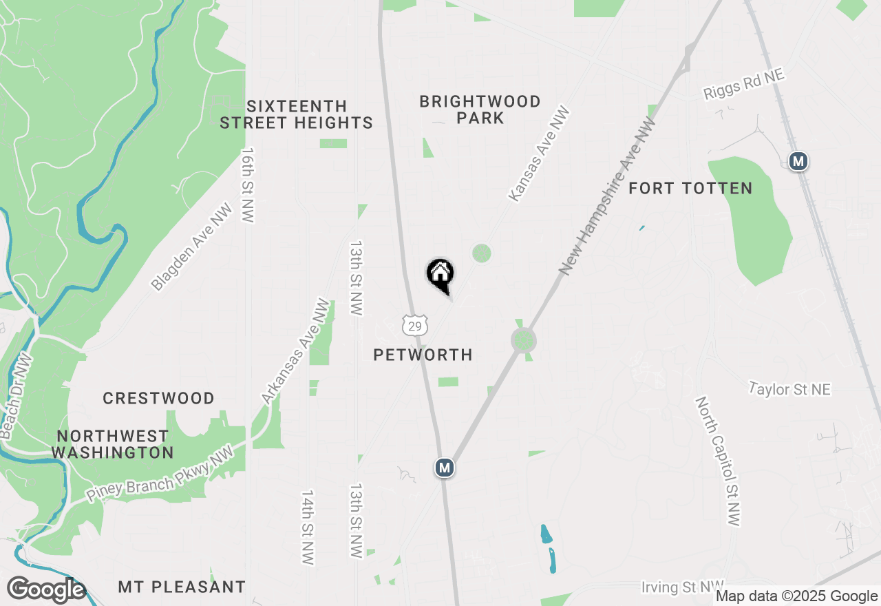 Map of 824 Allison Street Nw, Washington, DC 20011