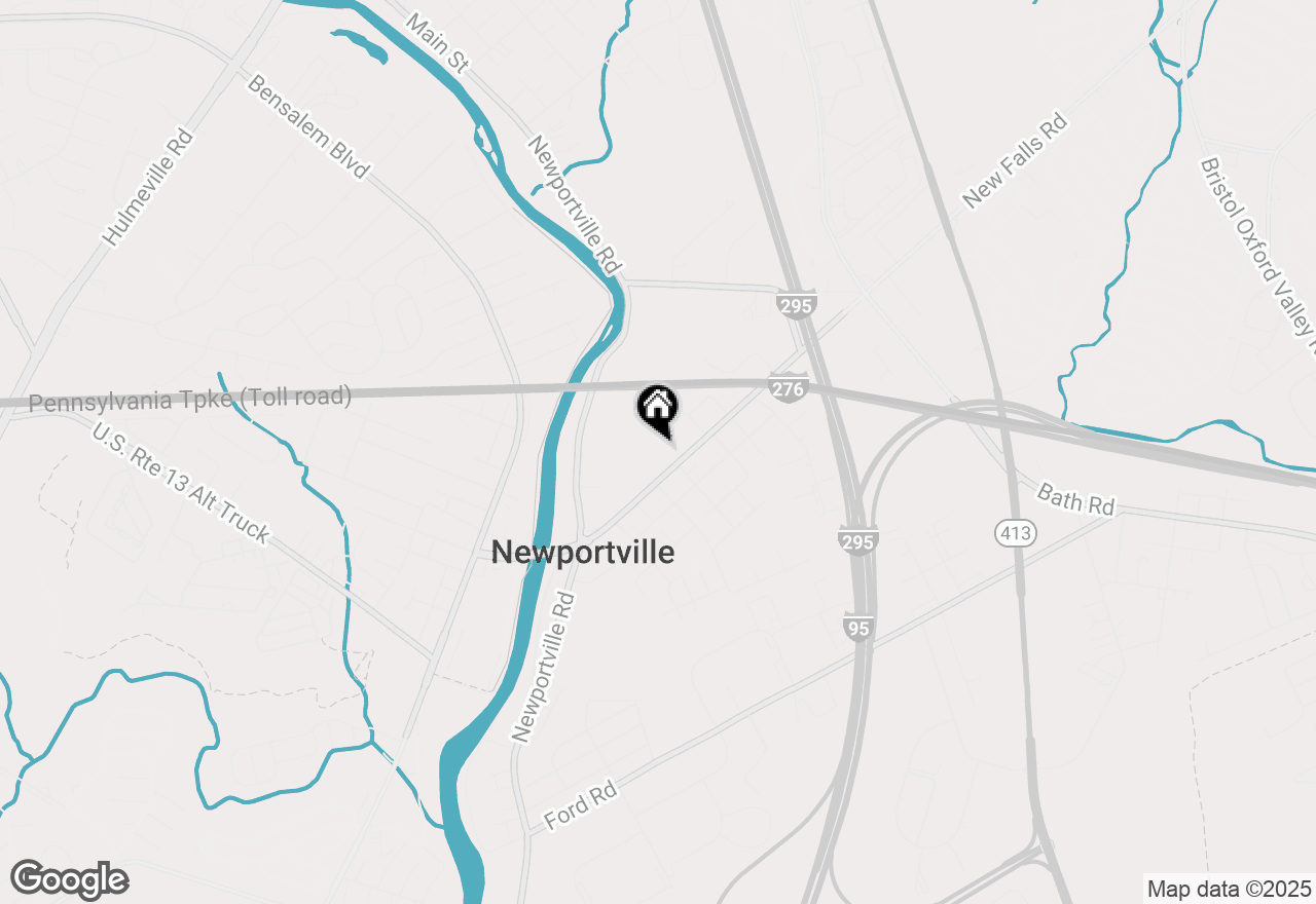 Map of 2619 & 2701 New Falls Road, Levittown, PA 19056