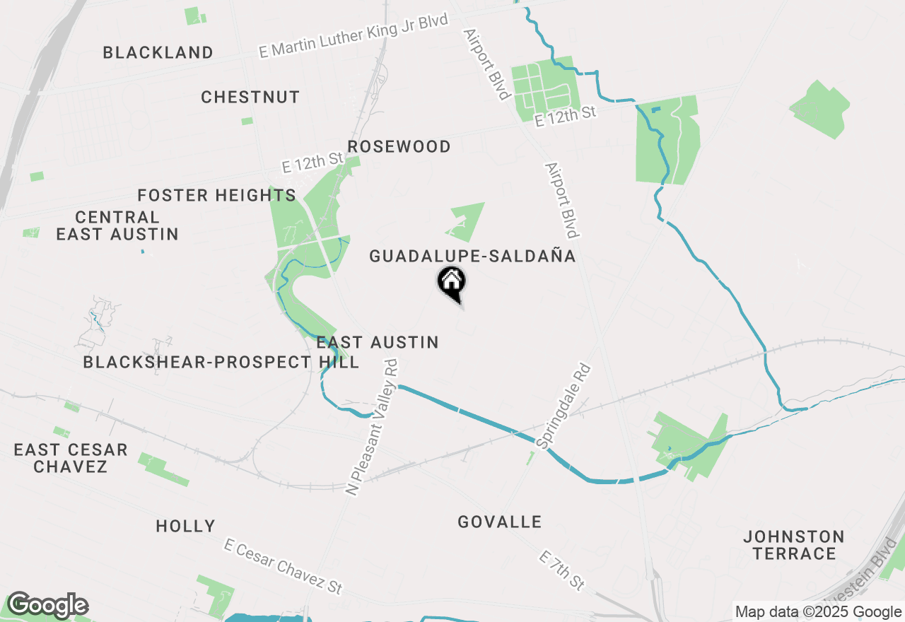 Map of 2910 Govalle Ave #1, Austin, TX 78702