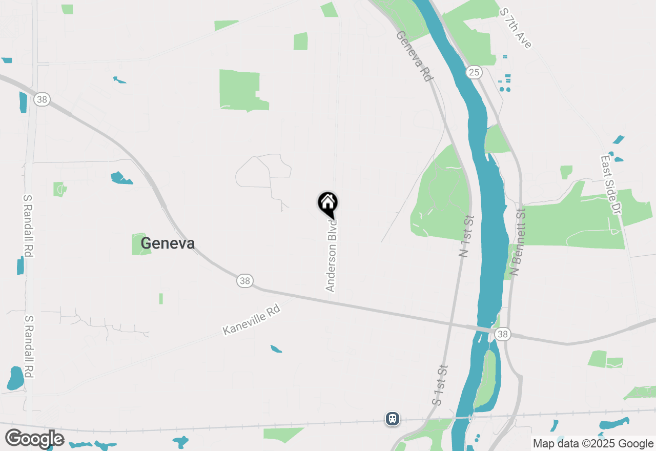 Map of 432 Anderson Boulevard, Geneva, IL 60134