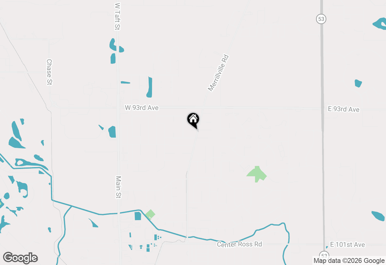 Map of 1515 W 94th Avenue, Crown Point, IN 46307