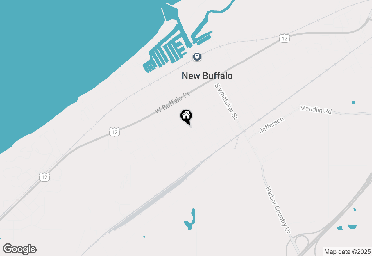 Map of 221 S Harrison Street, New Buffalo, MI 49117