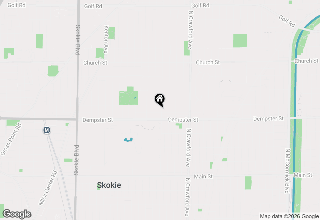 Map of 8840 Keeler Avenue, Skokie, IL 60076