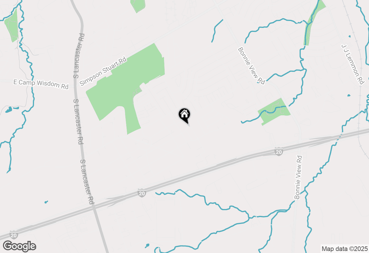 Map of 3325 Tioga Street, Dallas, TX 75241