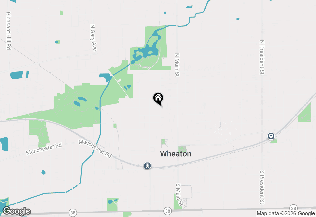 Map of 726 N Wheaton Avenue, Wheaton, IL 60187