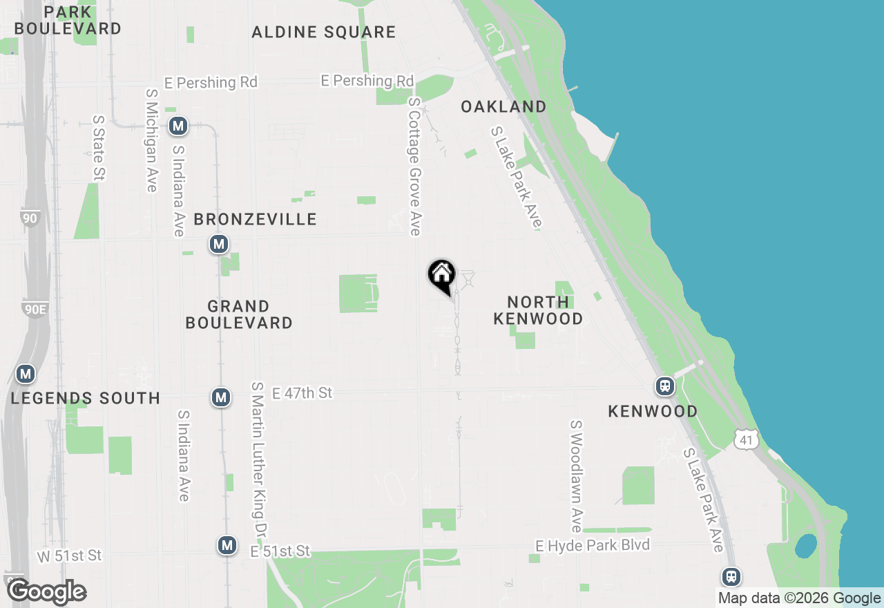 Map of 4448 S Drexel Boulevard #B, Chicago, IL 60653