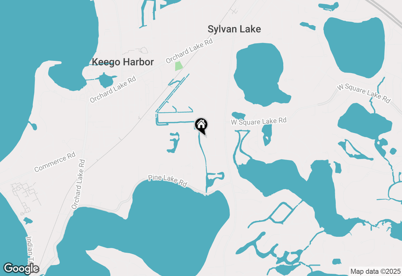 Map of 2622 Pine Ridge Road, West Bloomfield, MI 48324