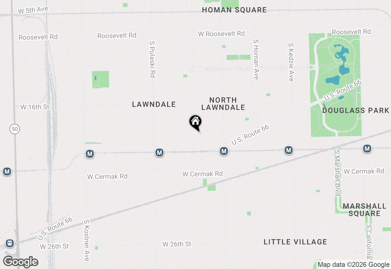 Map of (Address confidential), Chicago, Illinois 60623