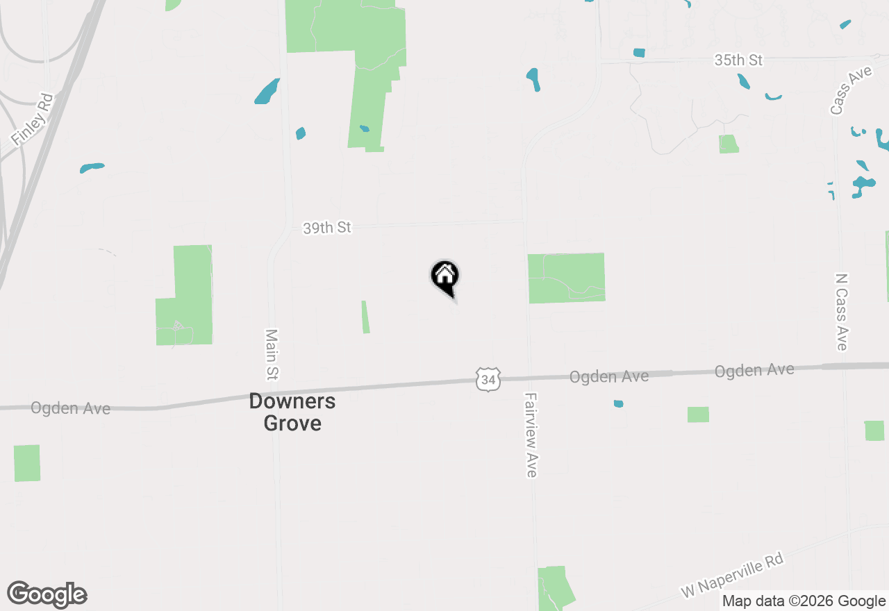 Map of 4050 Sterling Road, Downers Grove, IL 60515