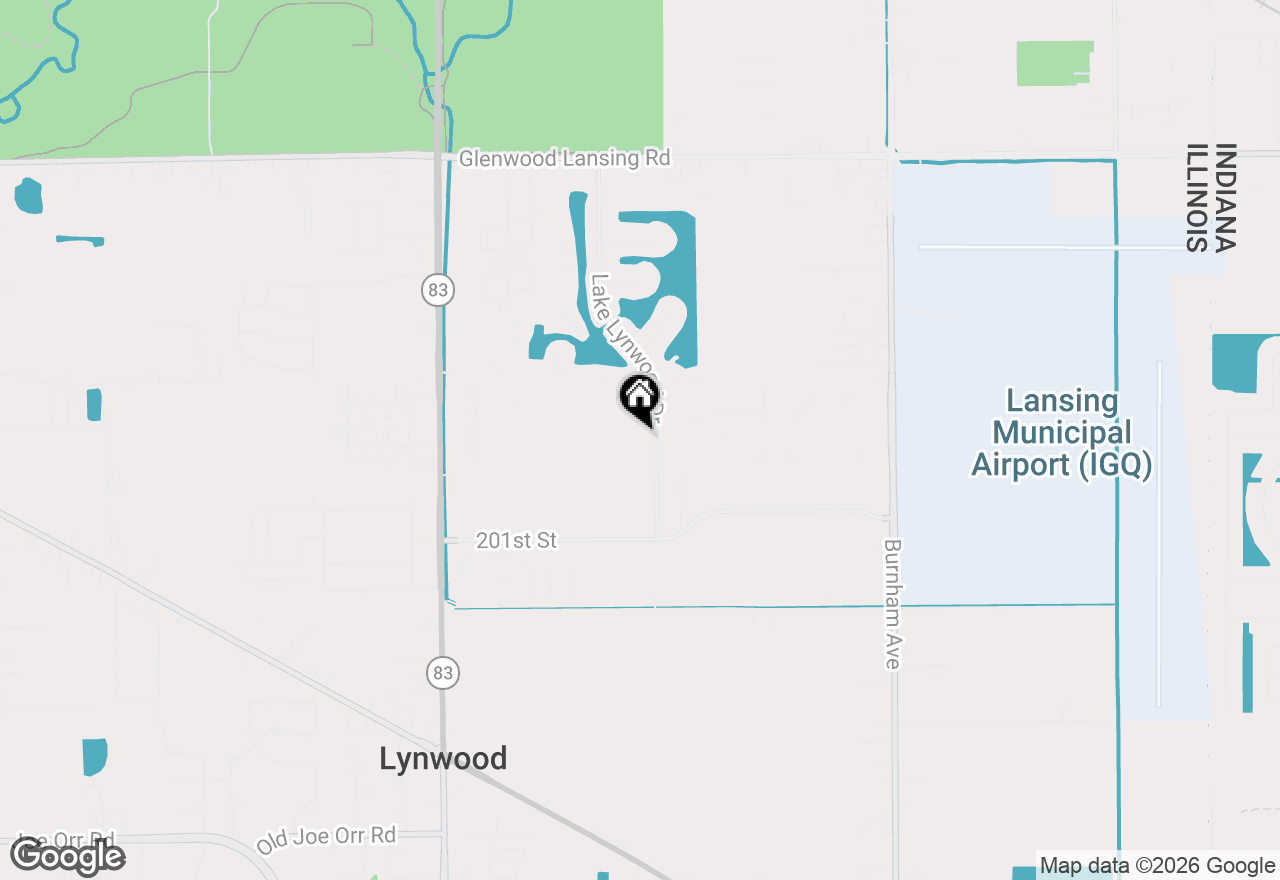 Map of 19913 Arroyo Avenue, Lynwood, IL 60411