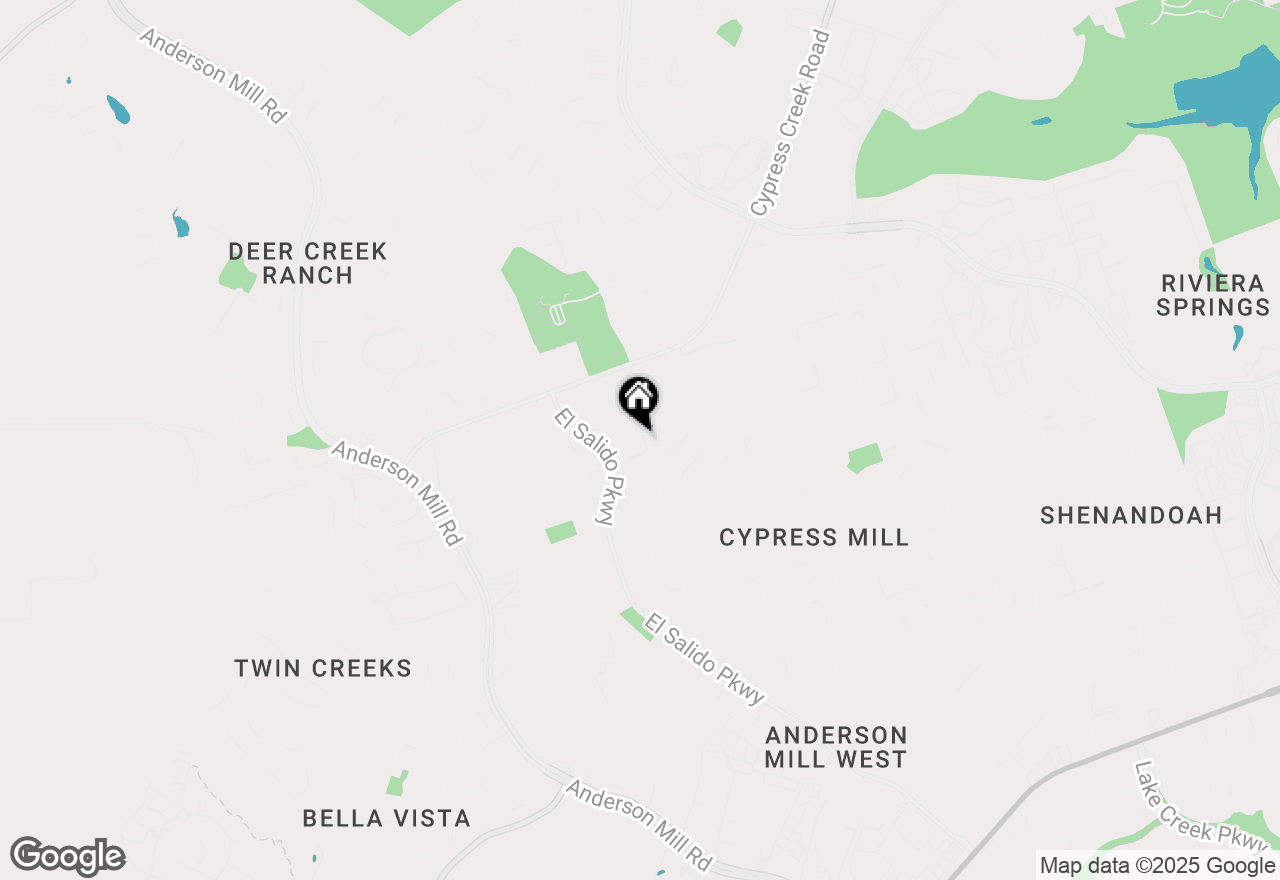 Map of 1611 Sharon Pl, Cedar Park, TX 78613