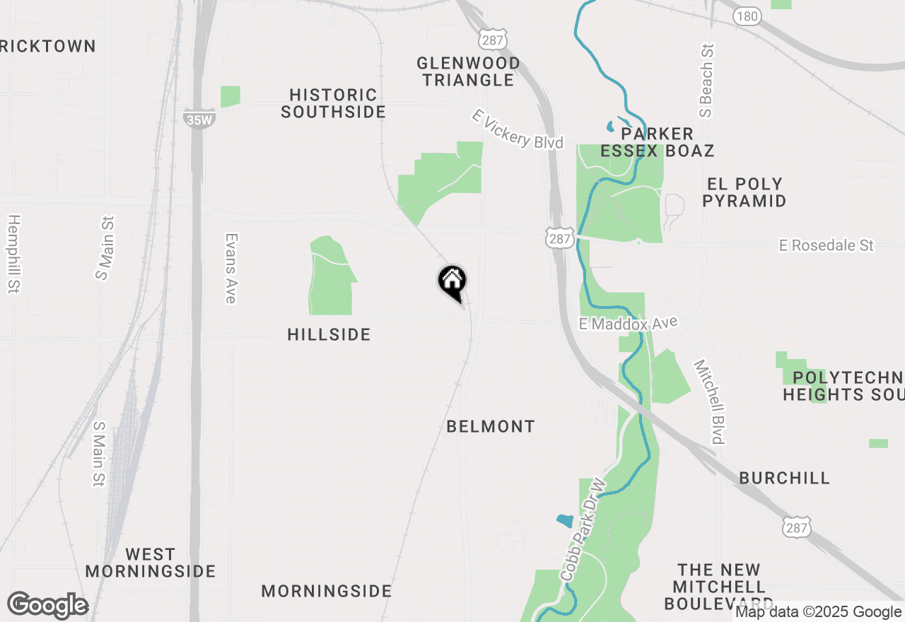 Map of 1507 E Maddox Avenue, Fort Worth, TX 76104