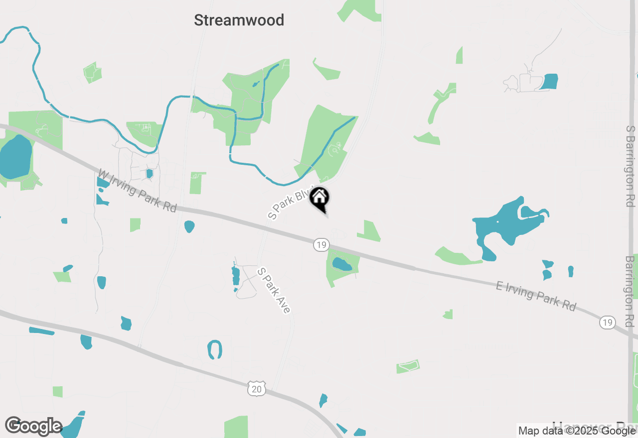 Map of 1019 Stratford Circle, Streamwood, IL 60107