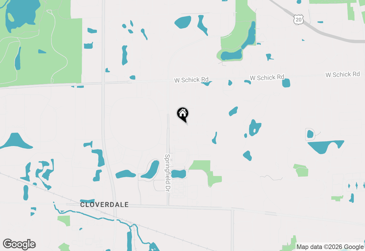 Map of 182 Ashfield Court, Bloomingdale, IL 60108