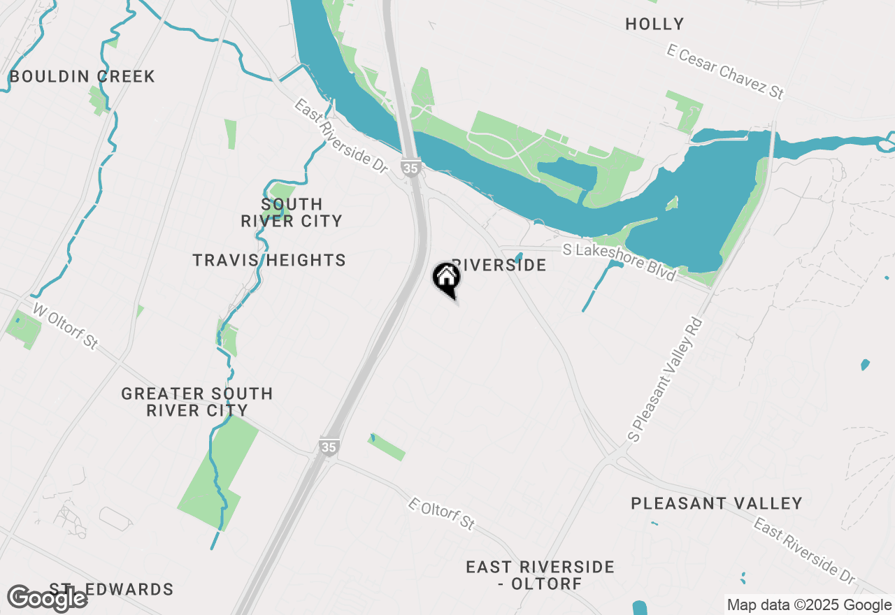 Map of 1503 Oak Heights Dr, Austin, TX 78741