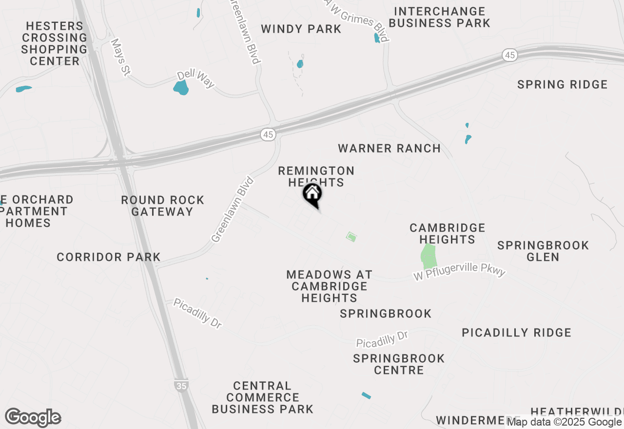 Map of 17500 Emperador Dr, Round Rock, TX 78664