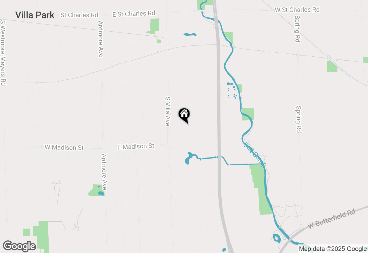 Map of 651 S Oakland Avenue, Villa Park, IL 60181