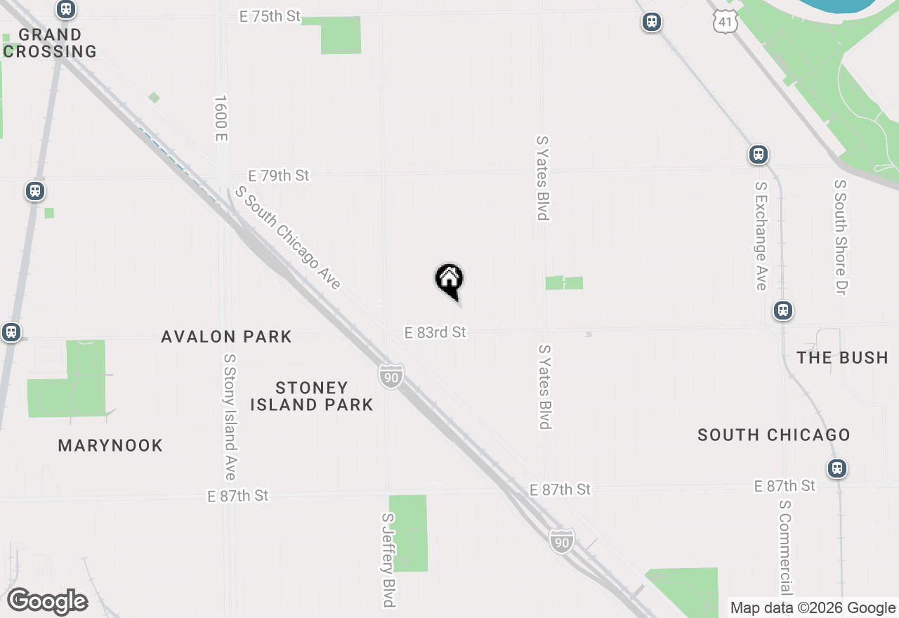 Map of 8223 S Merrill Avenue, Chicago, IL 60617