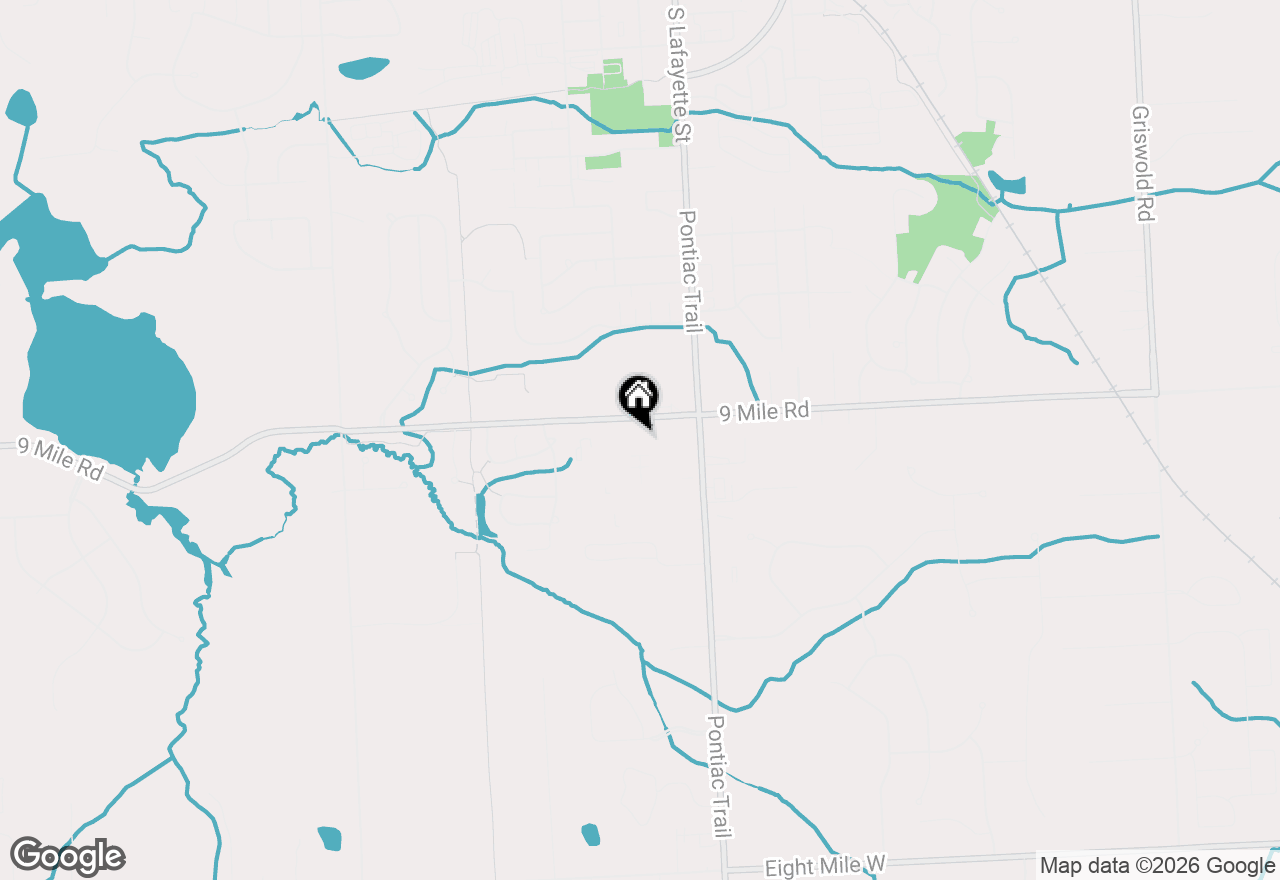 Map of 1111 Fountain View Circle, South Lyon, MI 48178