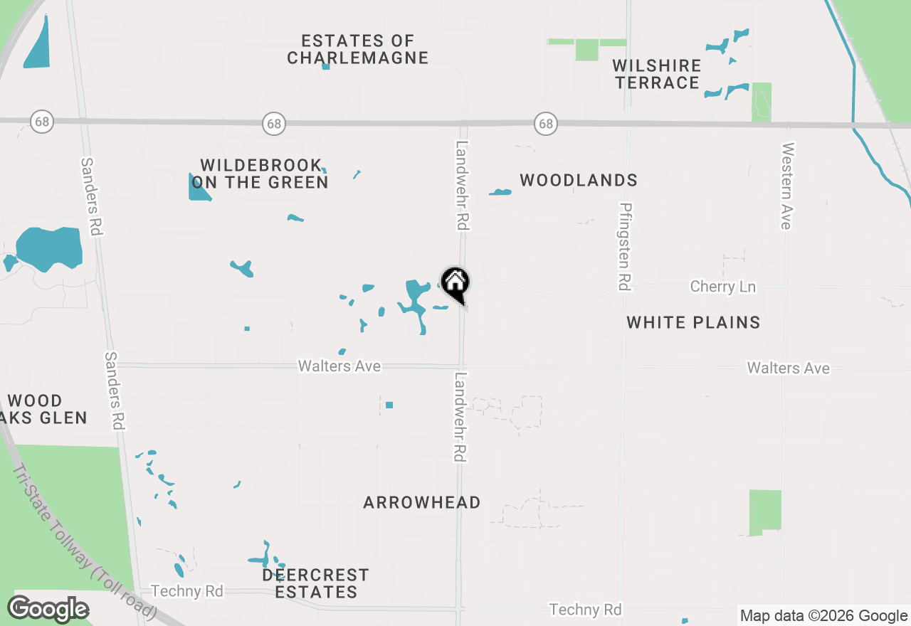 Map of 7 The Court Of Hidden Bay, Northbrook, IL 60062