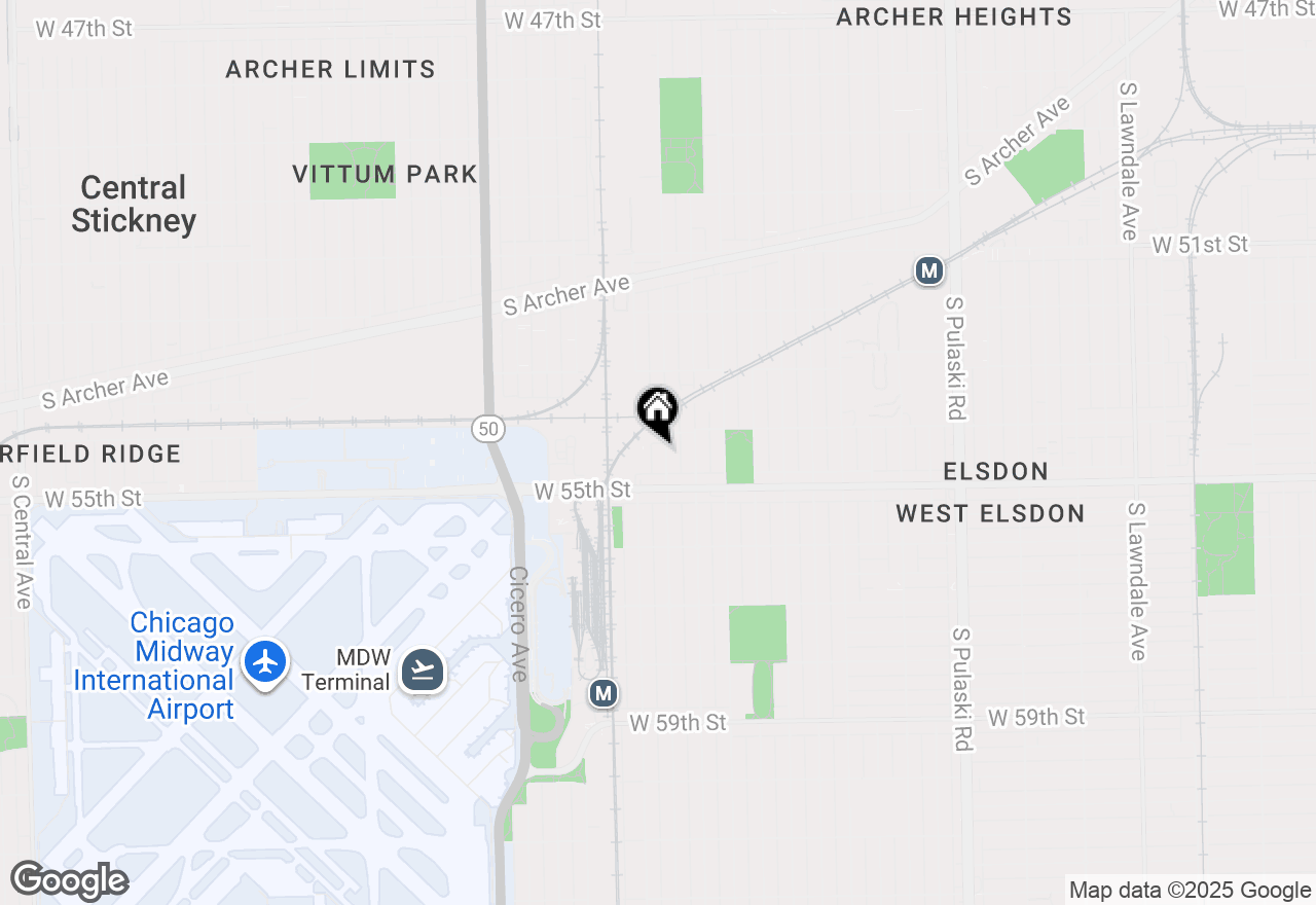 Map of 5422 S Kilbourn Avenue, Chicago, IL 60632