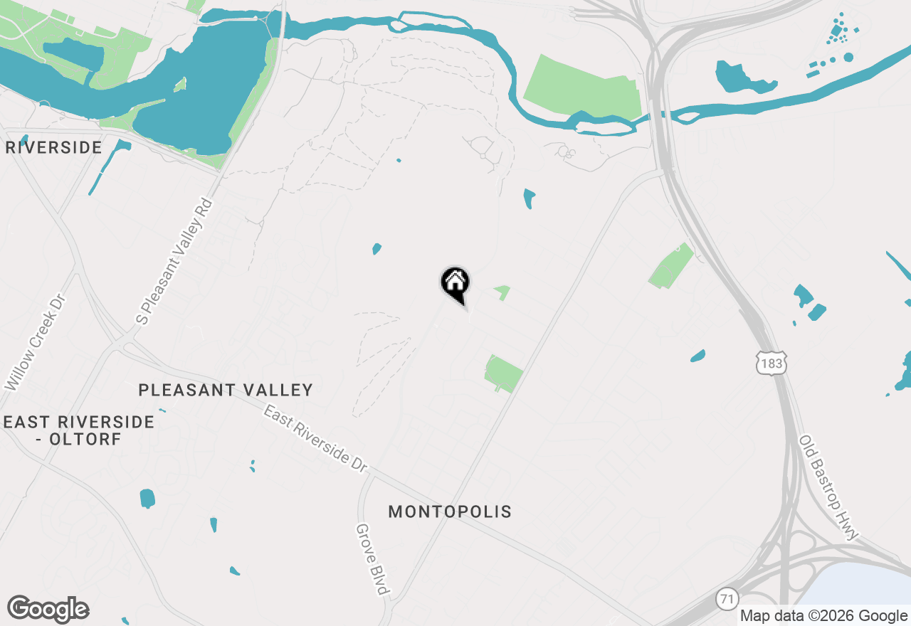 Map of 1101 Grove Blvd #306, Austin, TX 78741