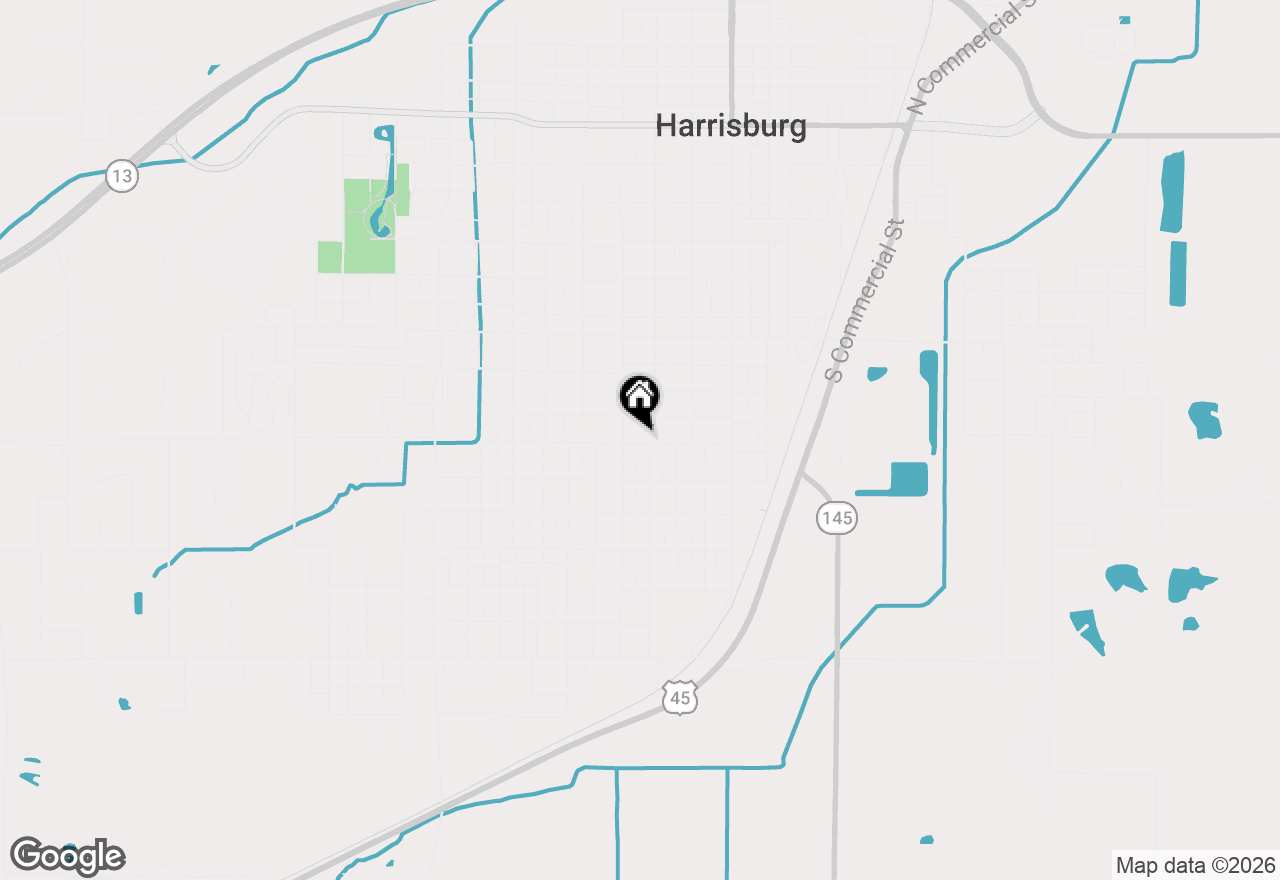 Map of 212 W Mchaney Street, Harrisburg, IL 62946