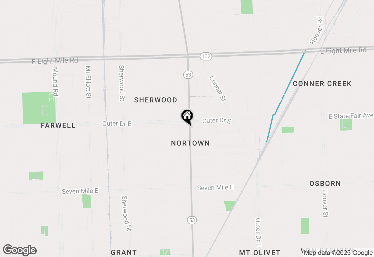 Map of 19807 Van Dyke Street, Detroit, MI 48234